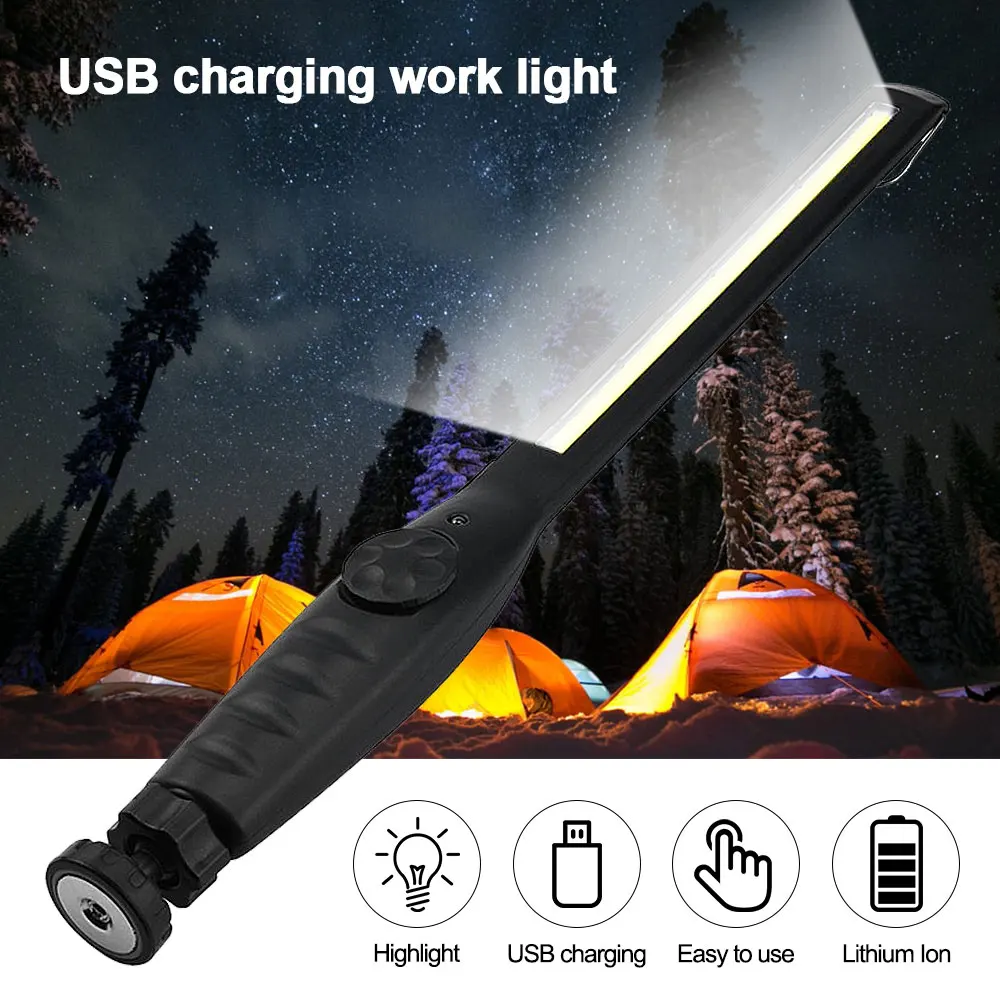 Складной светодиодный рабочий фонарь, USB перезаряжаемый фонарик, магнитное основание и крючок, аварийная лампа для осмотра автомобиля, кемпинг
Складной светодиодный рабочий фонарь, USB перезаряжаемый фонарик, магнитное основание и крючок, аварийная лампа для осмотра автомобиля, кемпинг