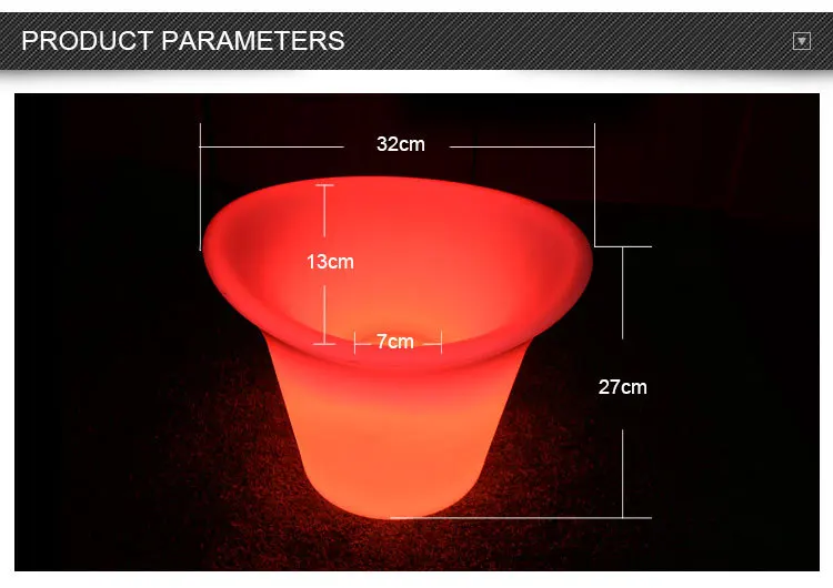 Rotomolded PE multi-color Led luminous bar furniture beer ice bucket waterproof IP65 portable
Rotomolded PE multi-color Led luminous bar furniture beer ice bucket waterproof IP65 portable