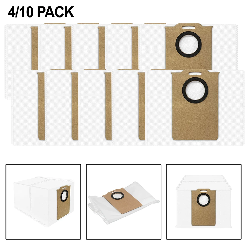 10/4PCS Vacuum Cleaner Self-emptying Bags Meltblown Fibres And Non-woven Fabric Self-emptying Bags For MONSGA MS1 MAX Vacuum
10/4PCS Vacuum Cleaner Self-emptying Bags Meltblown Fibres And Non-woven Fabric Self-emptying Bags For MONSGA MS1 MAX Vacuum