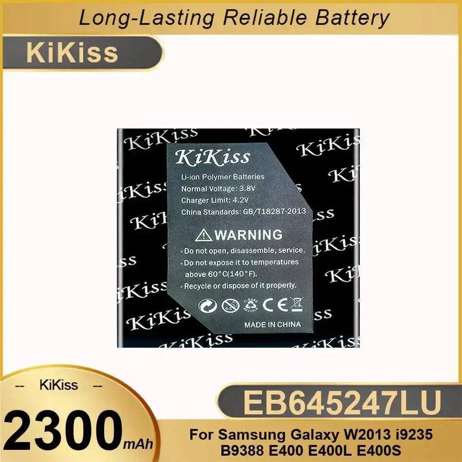 2300Mah EB645247LU High-Efficiency For Samsung Galaxy W2013 I9235 B9388 E400 E400L E400S Mobile Phone Battery
2300Mah EB645247LU High-Efficiency For Samsung Galaxy W2013 I9235 B9388 E400 E400L E400S Mobile Phone Battery