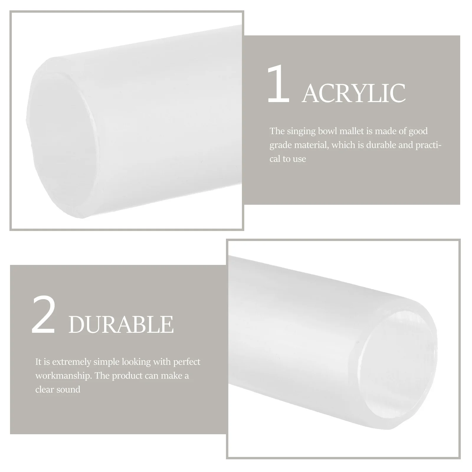 Singing Bowl Mallet Acrylic Material Comfortable Grip Clear Resonance Perfect for Yoga Meditation Relaxation Singing Bowl Mallet
Singing Bowl Mallet Acrylic Material Comfortable Grip Clear Resonance Perfect for Yoga Meditation Relaxation Singing Bowl Mallet