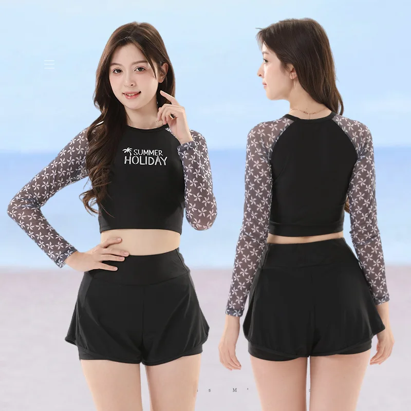 2026 Summer Swimsuit Women's Korean Version Skinny Small Fresh Mesh Sunscreen Quick-drying High Elastic Swimsuit Set
2026 Summer Swimsuit Women's Korean Version Skinny Small Fresh Mesh Sunscreen Quick-drying High Elastic Swimsuit Set