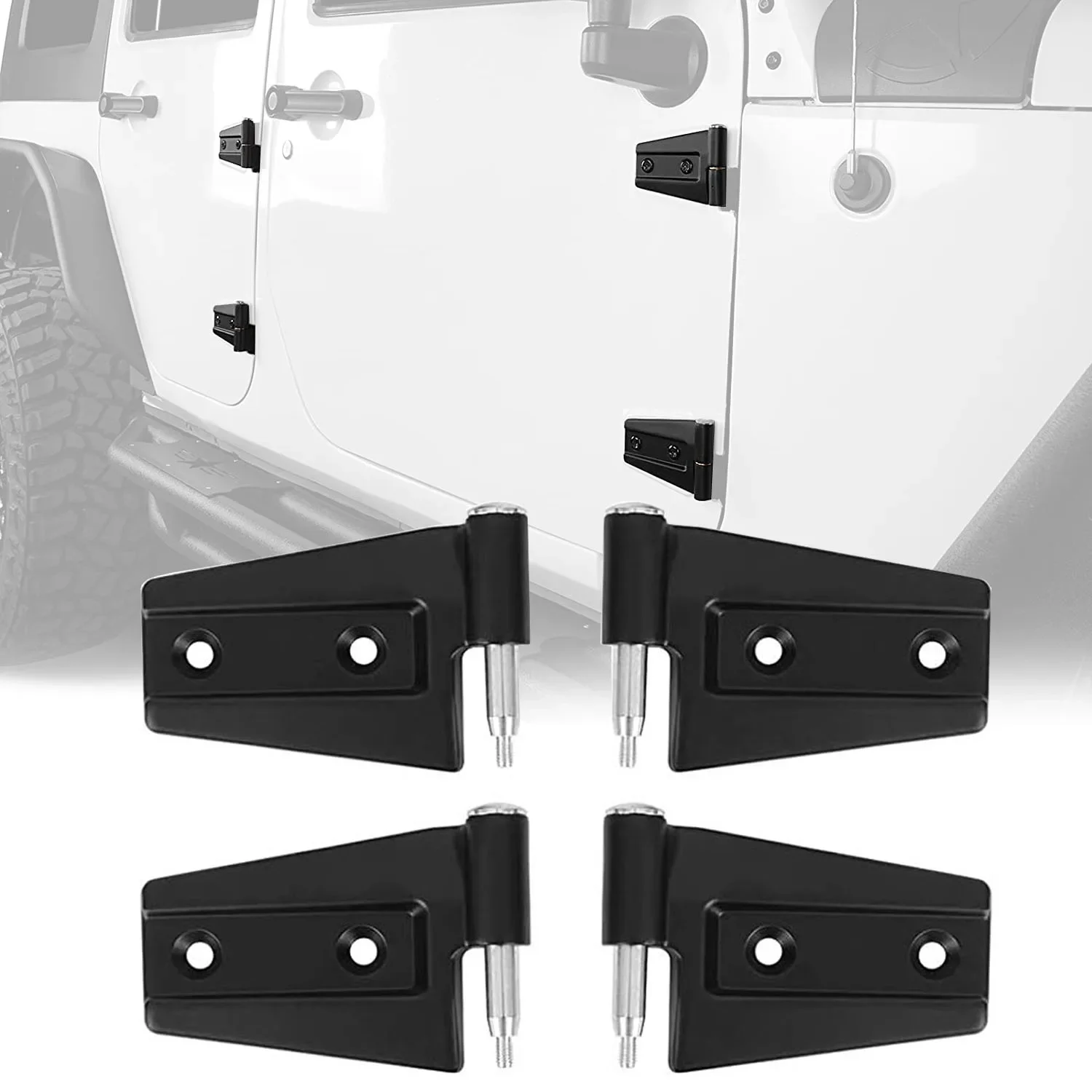 Steel Car Door Hinge Replacement for Jeep Wrangler JK JL Gladiator JT 2007-2022 2Door 4Door
Steel Car Door Hinge Replacement for Jeep Wrangler JK JL Gladiator JT 2007-2022 2Door 4Door