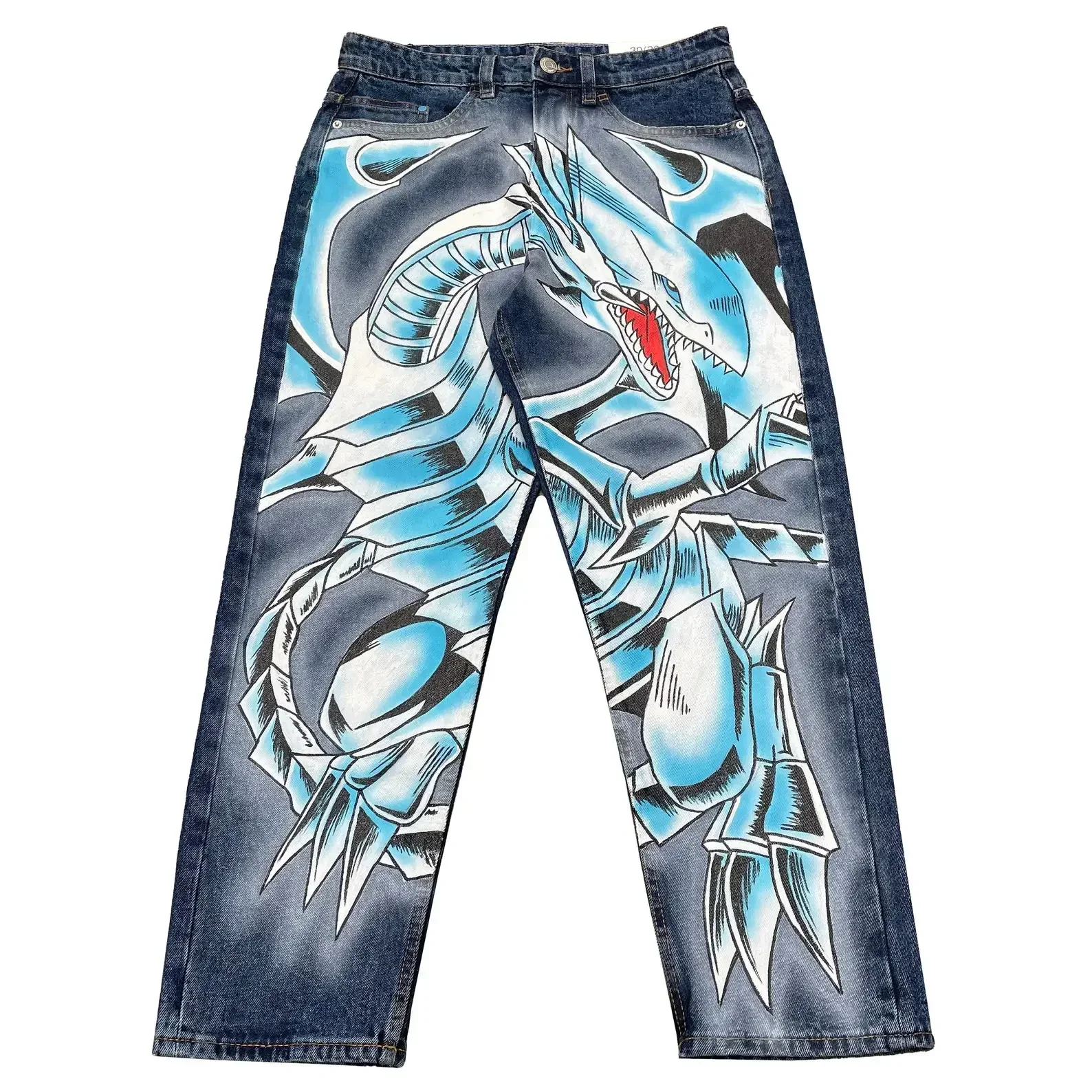 Y2k Denim mens Jeans Couples High Waist Pants Harajuku Blue Anime Style Graphic Wide Leg Jean Fashion Streetwear
Y2k Denim mens Jeans Couples High Waist Pants Harajuku Blue Anime Style Graphic Wide Leg Jean Fashion Streetwear