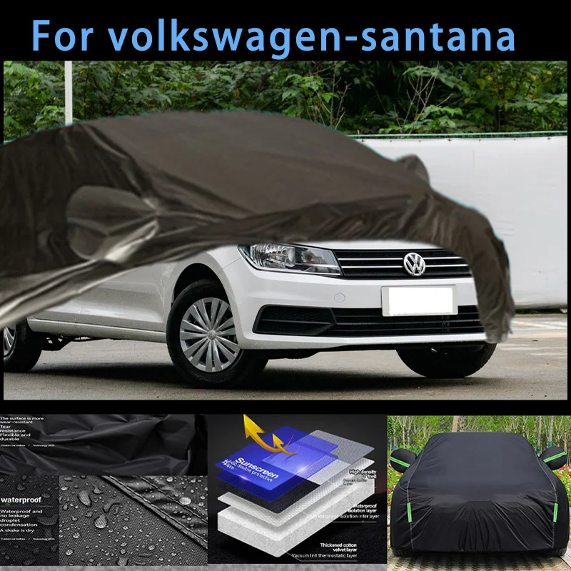 For volkswagen-santana Outdoor Protection Full Car Covers Snow Cover Sunshade Waterproof Dustproof Exterior Car accessories
For volkswagen-santana Outdoor Protection Full Car Covers Snow Cover Sunshade Waterproof Dustproof Exterior Car accessories