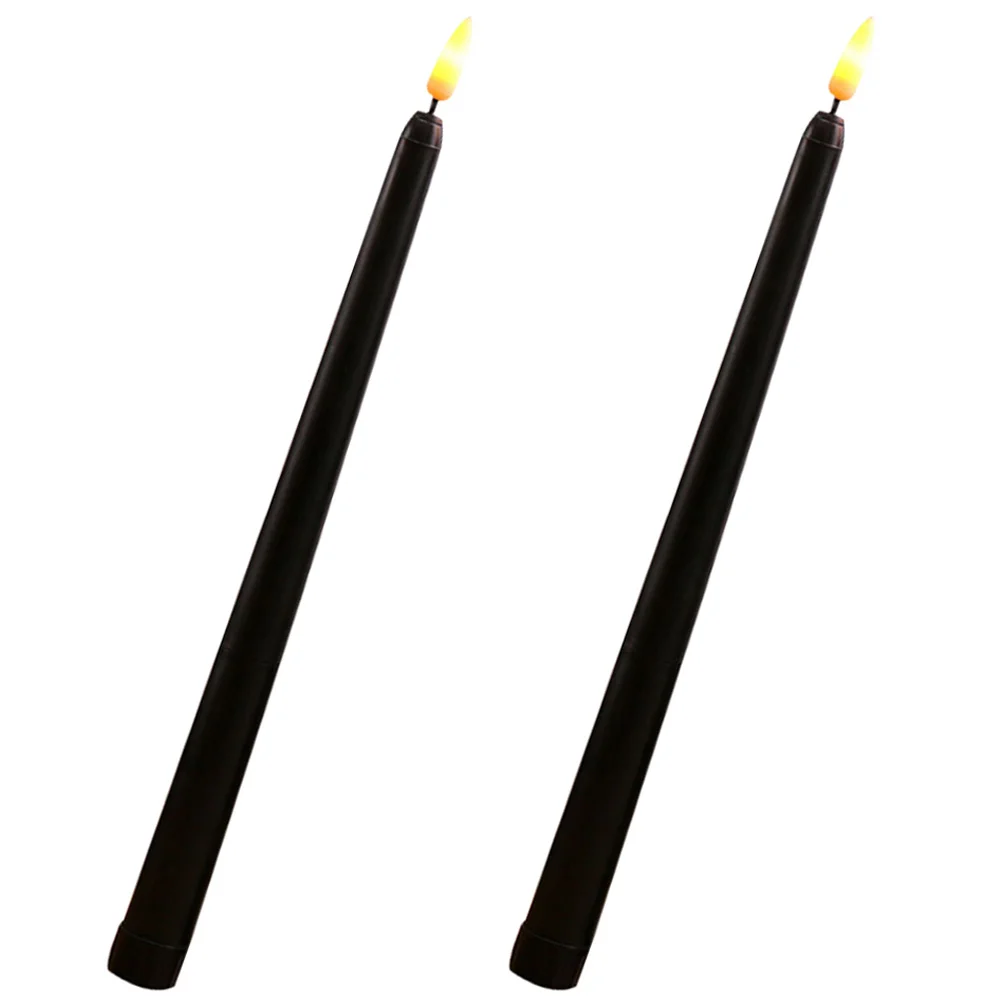 2 Pcs Halloween Lights Decor Electric Decoration Haunted House Table Candles Outdoor Flameless Plastic for Party
2 Pcs Halloween Lights Decor Electric Decoration Haunted House Table Candles Outdoor Flameless Plastic for Party