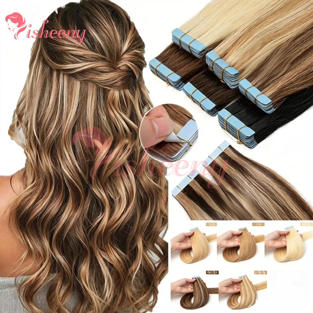 Isheeny 20pcs Seamless Tape in Human Hair Straight Blonde Highlight No Assembly Hair Pieces for Women Create Full Voluminous Style
Isheeny 20pcs Seamless Tape in Human Hair Straight Blonde Highlight No Assembly Hair Pieces for Women Create Full Voluminous Style