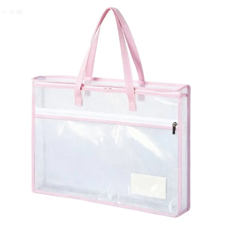A13E-Large File Storage Bag A3 Project Bag Transparent Grid Mesh Zipper For Quilting Crafts Drawing Sketch
A13E-Large File Storage Bag A3 Project Bag Transparent Grid Mesh Zipper For Quilting Crafts Drawing Sketch