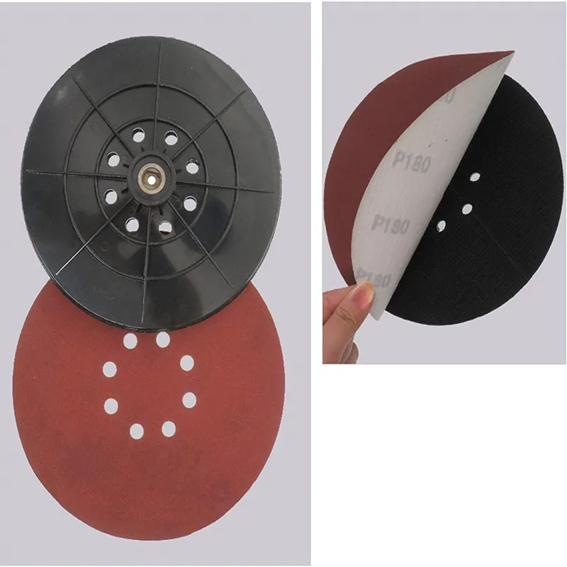 With 6mm Thread For Automotive Restoration Polishing 9 Inch 210mm 8 Holes Drywall Sander Sanding Disc Hook And Loop Backup Pad
With 6mm Thread For Automotive Restoration Polishing 9 Inch 210mm 8 Holes Drywall Sander Sanding Disc Hook And Loop Backup Pad