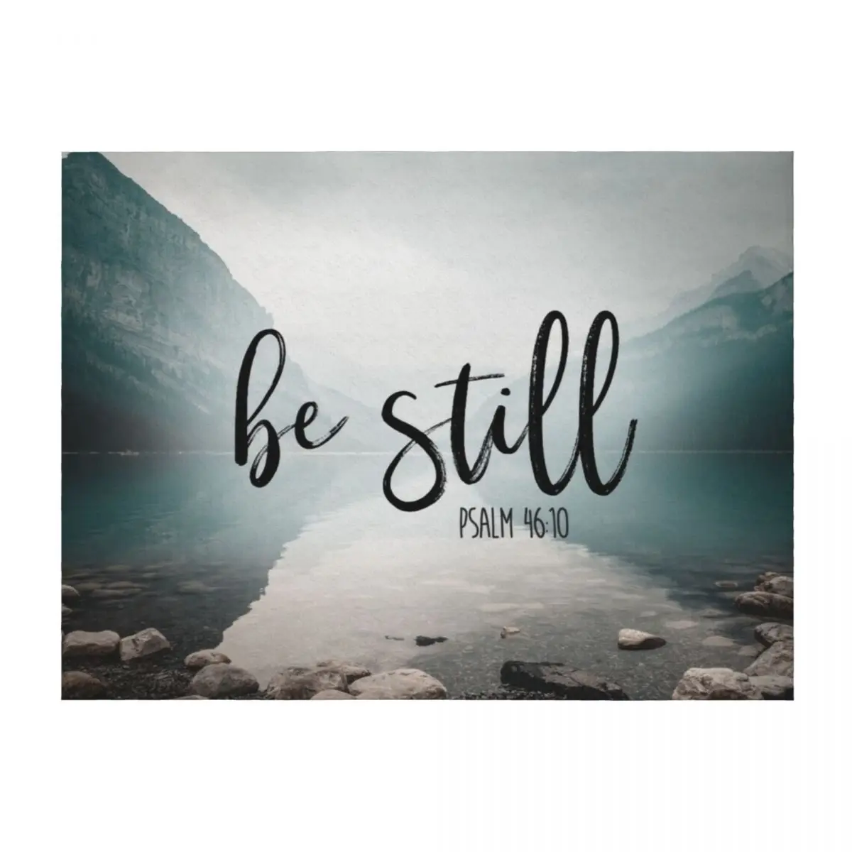 Be Still - Псалом 46-10 Плед теплое зимнее одеяло для пикника Роскошные декоративные одеяла
Be Still - Псалом 46-10 Плед теплое зимнее одеяло для пикника Роскошные декоративные одеяла