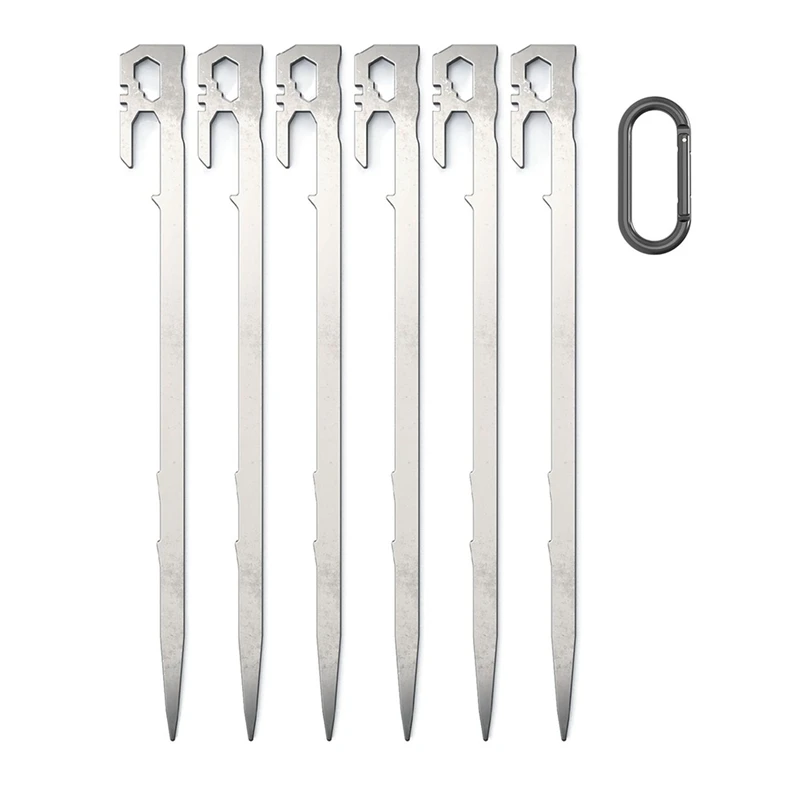 LALA 420 Stainless Steel Tent Nails Ground Nails Fixed Piles Thick High Hardness Mountaineering Camping Sand 28Cm
LALA 420 Stainless Steel Tent Nails Ground Nails Fixed Piles Thick High Hardness Mountaineering Camping Sand 28Cm