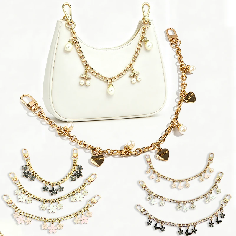 Pearl Flower Purse Chain Bag Extender Crossbody Purse Strap Crossbody Purse Strap Chain Extender
Pearl Flower Purse Chain Bag Extender Crossbody Purse Strap Crossbody Purse Strap Chain Extender