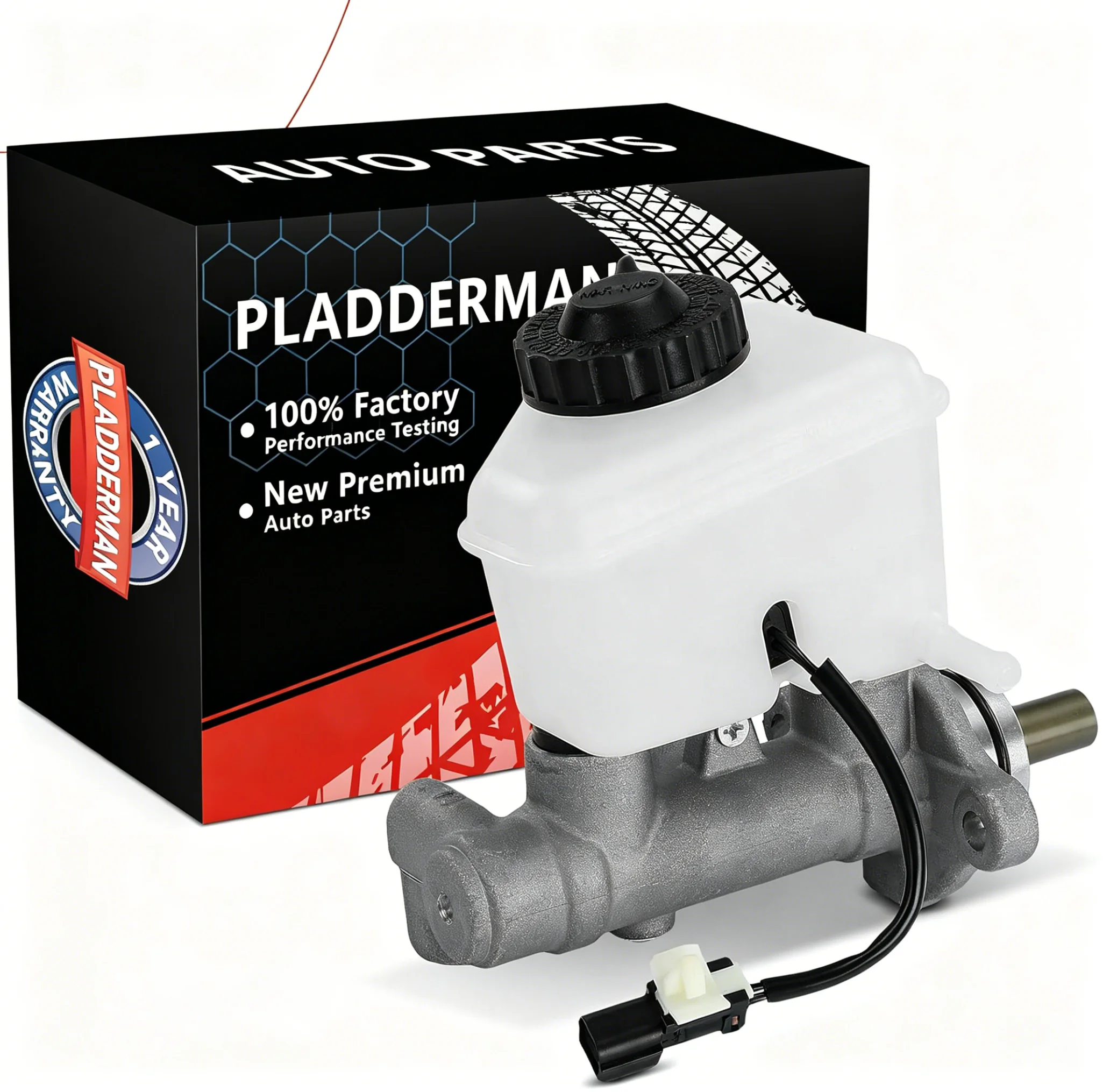 Brake Master Cylinder with Reservoir and Sensor Compatible with Kia-Sephia 1998-2001, Spectra 2000-2004,Without ABS 0K2N143400
Brake Master Cylinder with Reservoir and Sensor Compatible with Kia-Sephia 1998-2001, Spectra 2000-2004,Without ABS 0K2N143400