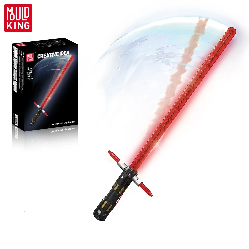 Mould King 10239 MOC Star Space Movie Lightsaber Building Block Model Cosplay Toy with LED Light Model Bricks Toy Kid Adult Gift
Mould King 10239 MOC Star Space Movie Lightsaber Building Block Model Cosplay Toy with LED Light Model Bricks Toy Kid Adult Gift
