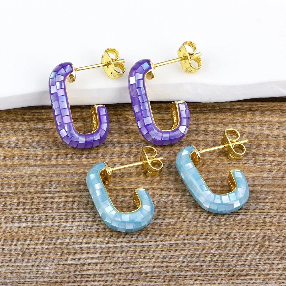 Nidin Fashion Natural Shell Earrings 4 Colors Women Luxury Elegant Cubic Zirconia Hoops Ear Buckle Trendy Jewelry Wedding Gift
Nidin Fashion Natural Shell Earrings 4 Colors Women Luxury Elegant Cubic Zirconia Hoops Ear Buckle Trendy Jewelry Wedding Gift