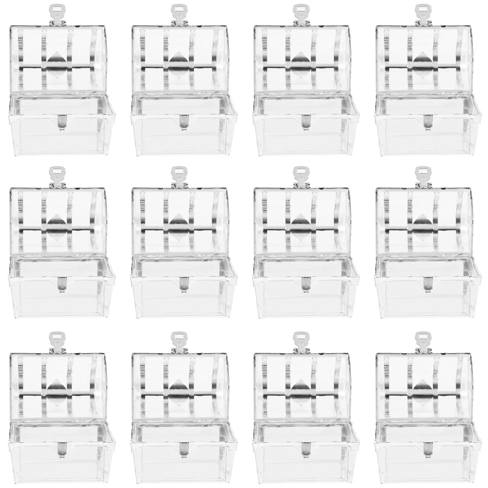 12 Pcs Candy Box Wedding Favors Elegant Small Ribbon Party Container Plastic Wrapping Gifts Boxes Creative Treats Storage
12 Pcs Candy Box Wedding Favors Elegant Small Ribbon Party Container Plastic Wrapping Gifts Boxes Creative Treats Storage