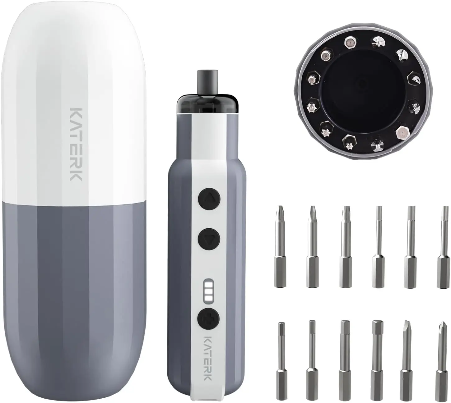 Cordless Electric Screwdriver, Adjustable Torque, Extended Runtime, LED Light & 12 Bits, Home Repair Tool
Cordless Electric Screwdriver, Adjustable Torque, Extended Runtime, LED Light & 12 Bits, Home Repair Tool