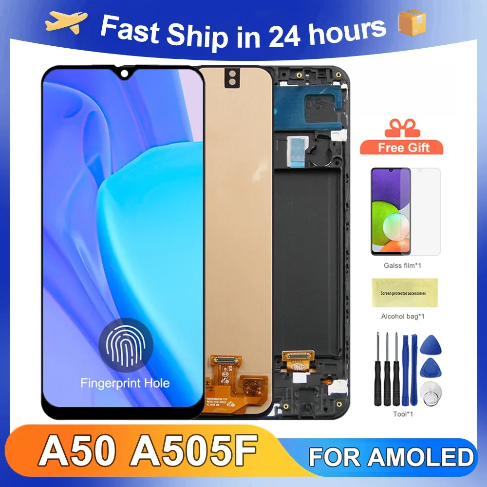 ЖК-дисплей 6,4 ''для Samsung, сенсорный экран с дигитайзером в сборе для AMOLED A505F, A505G, A505W, A505X, A505G, A505N, замена
ЖК-дисплей 6,4 ''для Samsung, сенсорный экран с дигитайзером в сборе для AMOLED A505F, A505G, A505W, A505X, A505G, A505N, замена