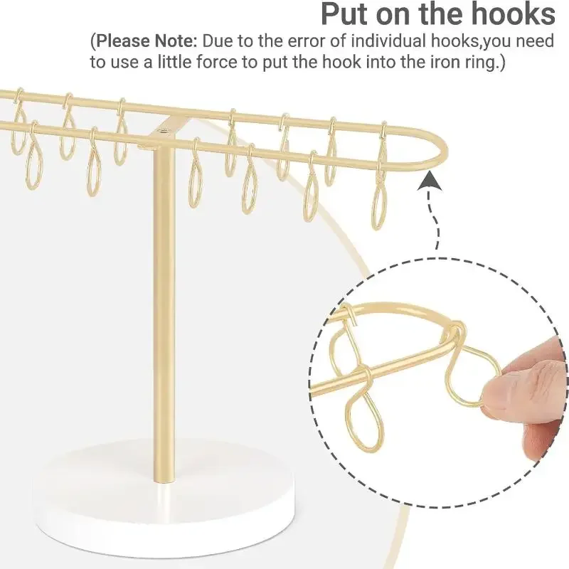 Multifunctional Display Stand Headbands Holder Hair Clip Display Rack Metal Claw Clip Storage Rack With 16 Hooks
Multifunctional Display Stand Headbands Holder Hair Clip Display Rack Metal Claw Clip Storage Rack With 16 Hooks