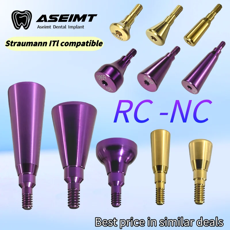 Dental Healing Abutment for Straumann Healing Cap Compatible with NC-RC Prosthetic Restoration Component Factory Direct Sales
Dental Healing Abutment for Straumann Healing Cap Compatible with NC-RC Prosthetic Restoration Component Factory Direct Sales