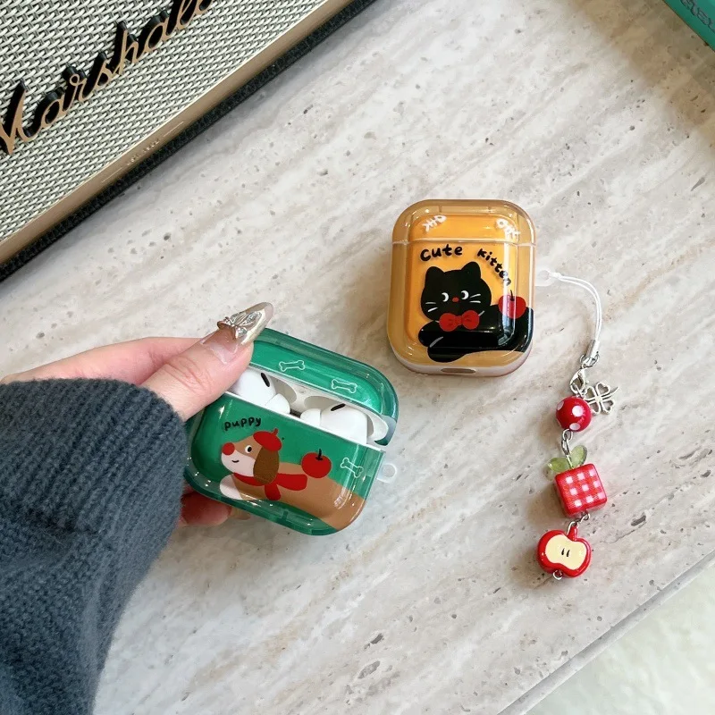 Cute Cartoon Black Cat Case for AirPods 4 Airpod 1 2 3 Pro Pro2 Bluetooth Earbuds Charging Box Protective Earphone Case Cover
Cute Cartoon Black Cat Case for AirPods 4 Airpod 1 2 3 Pro Pro2 Bluetooth Earbuds Charging Box Protective Earphone Case Cover