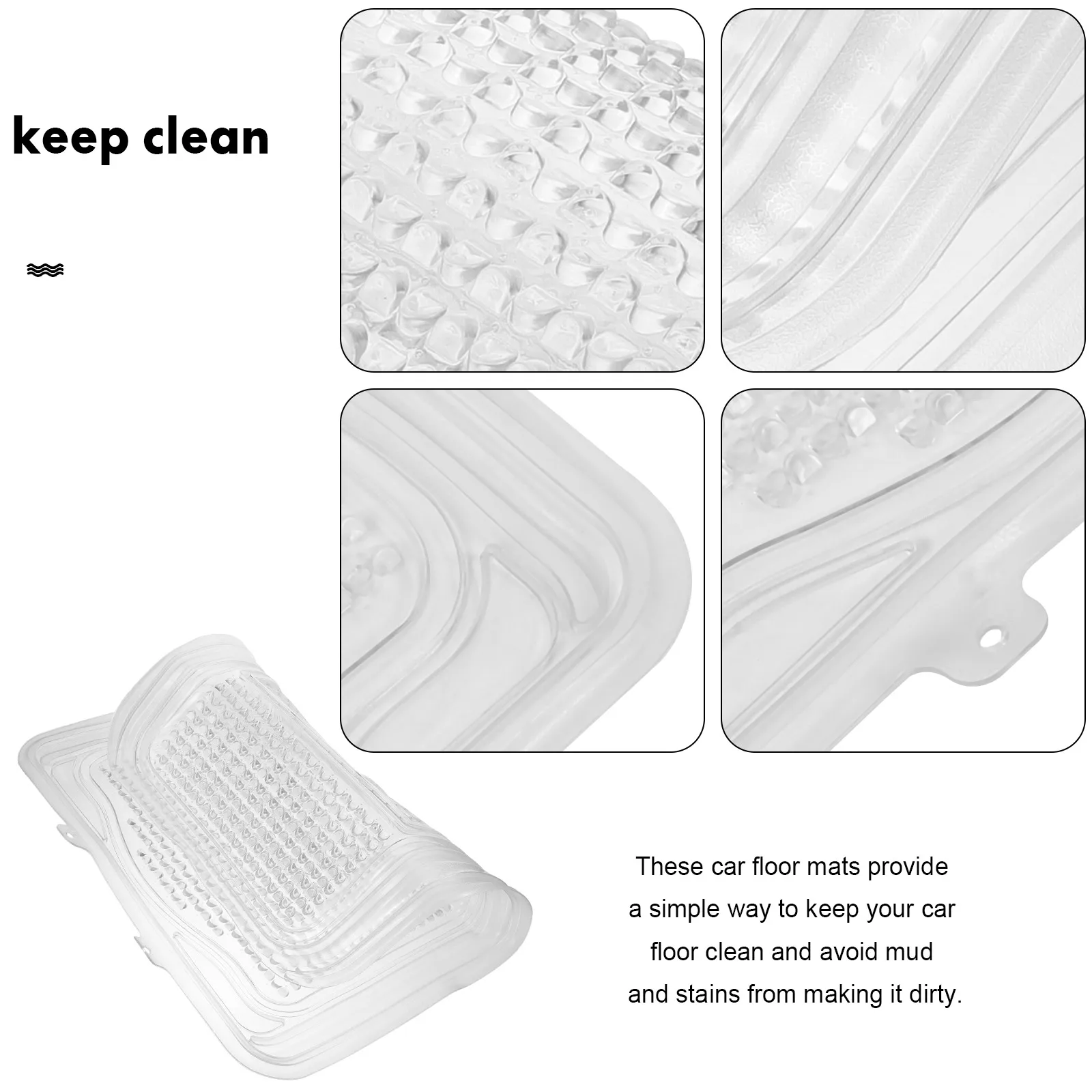 Car Floor Mats Full Set Silicone Waterproof Mud Protection Auto Floor Mat for SUV Heavy Duty Vehicle Lightweight
Car Floor Mats Full Set Silicone Waterproof Mud Protection Auto Floor Mat for SUV Heavy Duty Vehicle Lightweight