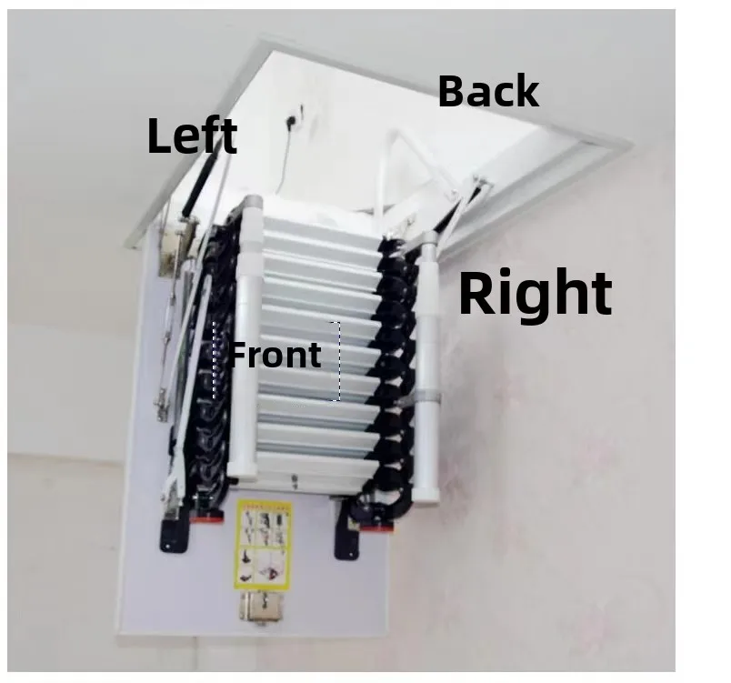 Telescopic staircase indoor household invisible villa forged thickened storage titanium magnesium alloy
Telescopic staircase indoor household invisible villa forged thickened storage titanium magnesium alloy