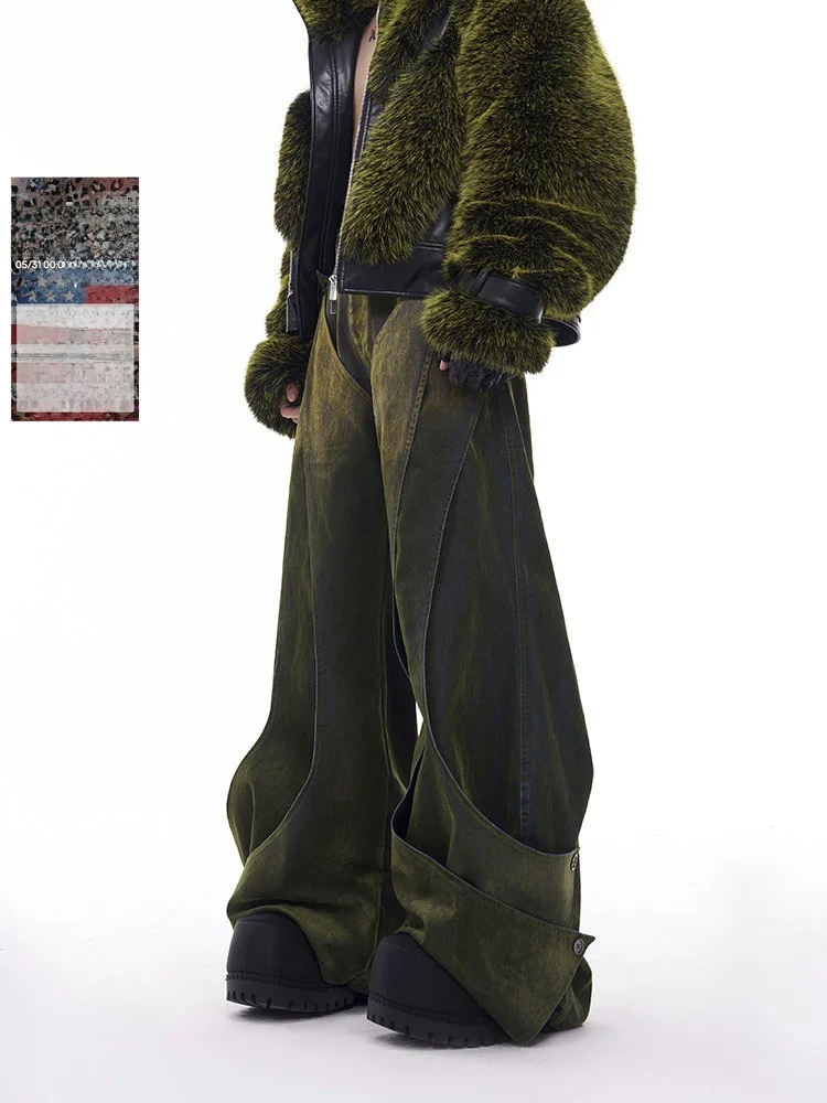 High-End Men's Fleece-Lined Denim Jeans Wide Leg Pants Winter Wear Youth Fashion Cotton 100% Straight Cut Loose Fit Jeans
High-End Men's Fleece-Lined Denim Jeans Wide Leg Pants Winter Wear Youth Fashion Cotton 100% Straight Cut Loose Fit Jeans
