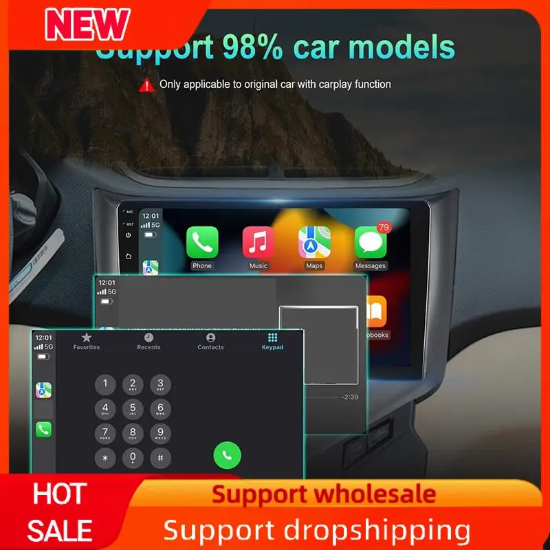 Superb Wireless Carplay Adapter,Convert Wired Carplay To Wireless Carplay Plug & Play Black Plastic For Wired Carplay Car
Superb Wireless Carplay Adapter,Convert Wired Carplay To Wireless Carplay Plug & Play Black Plastic For Wired Carplay Car