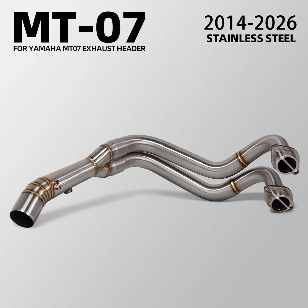 For Yamaha R7 MT07 FZ07 XSR700 2014-26 Motorcycle Exhaust Manifold Escape Kit Headers Front Tube Connect 51MM Tail Pipe
For Yamaha R7 MT07 FZ07 XSR700 2014-26 Motorcycle Exhaust Manifold Escape Kit Headers Front Tube Connect 51MM Tail Pipe