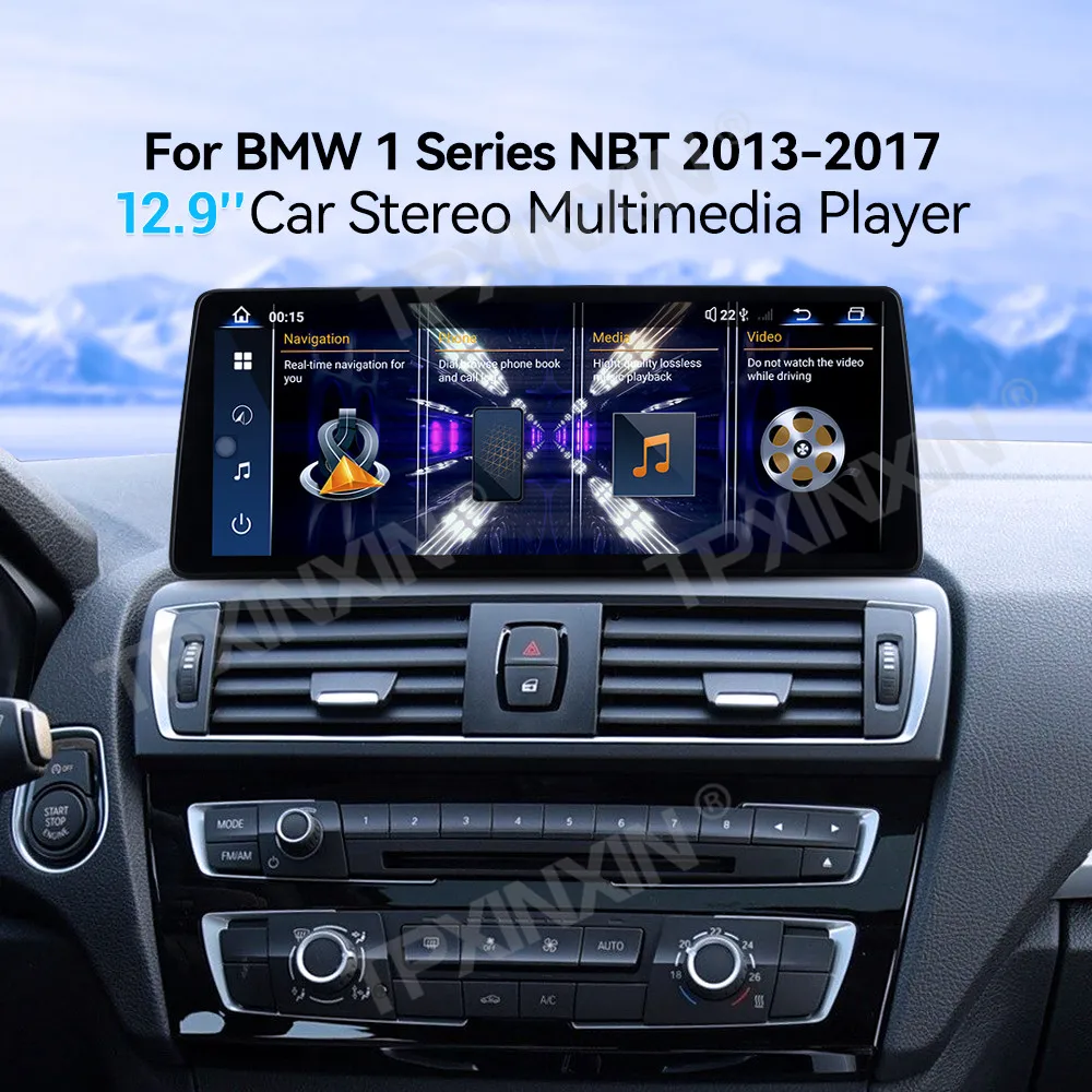 Для BMW 1 серии NBT 2013 ~ 2017 Qualcomm Android Carplay автомобильный радиоприемник стерео автомобильный мультимедийный плеер GPS-навигация головное устройство
Для BMW 1 серии NBT 2013 ~ 2017 Qualcomm Android Carplay автомобильный радиоприемник стерео автомобильный мультимедийный плеер GPS-навигация головное устройство