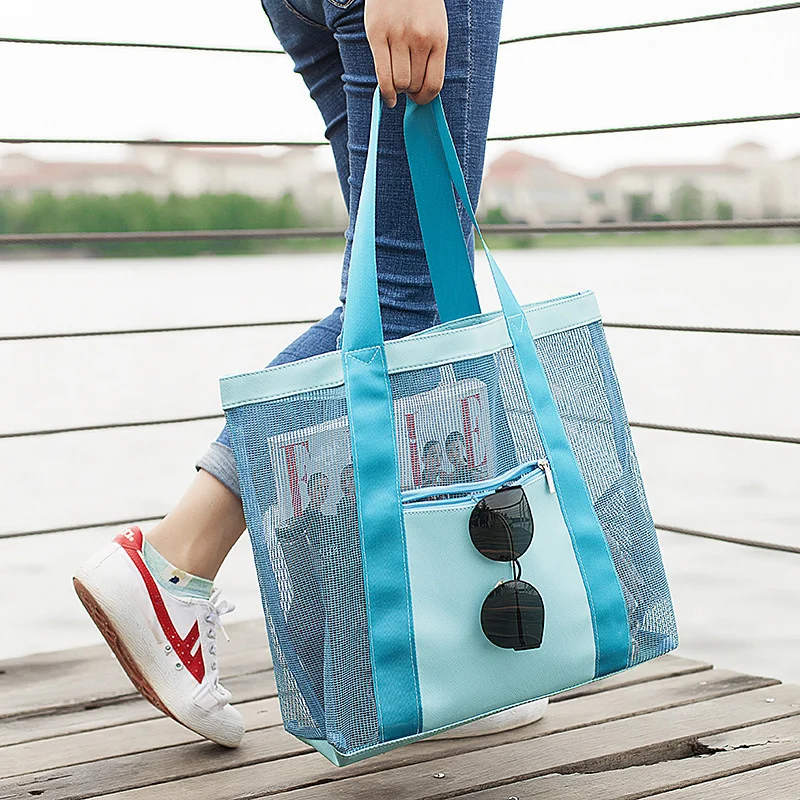 Summer Mesh Beach Bag Outdoor Portable Wash Storage Swimming Yoga Tennis Sportswear Travel
Summer Mesh Beach Bag Outdoor Portable Wash Storage Swimming Yoga Tennis Sportswear Travel