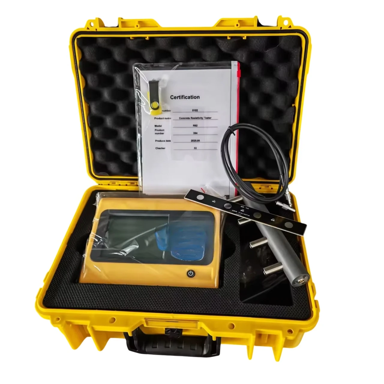 Для тестера сопротивления поверхности бетона Высокоточный тестер сопротивления поверхности
Для тестера сопротивления поверхности бетона Высокоточный тестер сопротивления поверхности