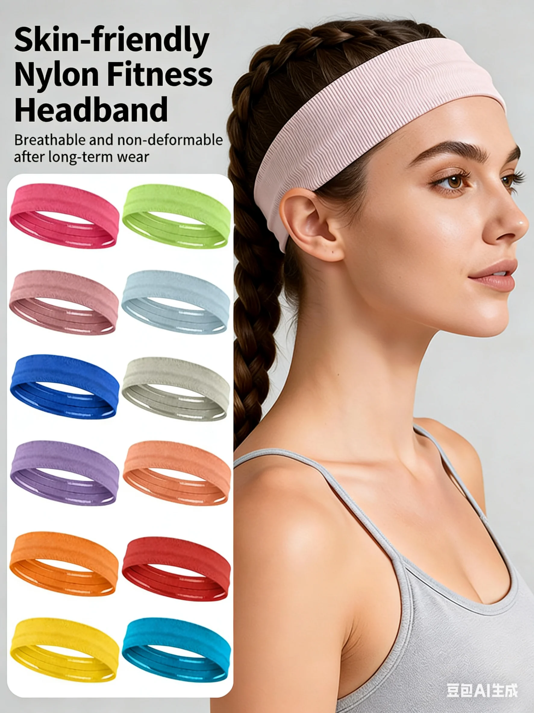 Solid Color Elastic Hair Bands Yoga Headband Outdoor Sports Headband Breathable Running Sweat Absorbing Band Hair Accessories
Solid Color Elastic Hair Bands Yoga Headband Outdoor Sports Headband Breathable Running Sweat Absorbing Band Hair Accessories