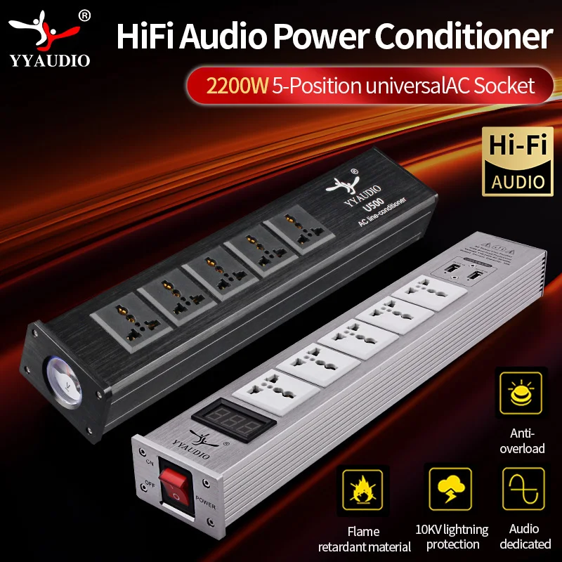 Универсальный сетевой фильтр-удлинитель 2200 Вт с защитой от перенапряжения, для Hi-Fi и аудиосистем, европейский стандарт, с защитой от шумов
Универсальный сетевой фильтр-удлинитель 2200 Вт с защитой от перенапряжения, для Hi-Fi и аудиосистем, европейский стандарт, с защитой от шумов