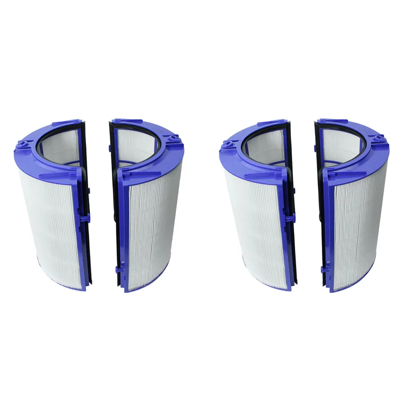 Портативные детали, 2 пары HEPA-фильтров для очистителя Dyson HP04 HP05 TP04 TP05 DP04, замена экрана из углеродной ткани HEPA-B 
Портативные детали, 2 пары HEPA-фильтров для очистителя Dyson HP04 HP05 TP04 TP05 DP04, замена экрана из углеродной ткани HEPA-B