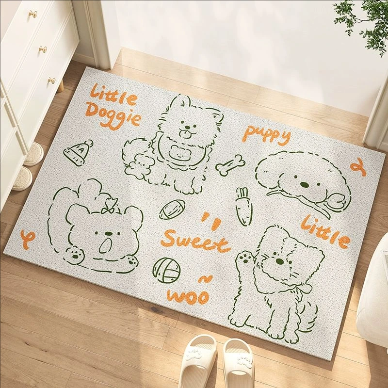 Cat Printing Entrance Doormat Silk Ring Entry Door Floor Mat PVC Non-slip Foot Rugs Dirt-resistant Cuttable Door Mat Door Carpet
Cat Printing Entrance Doormat Silk Ring Entry Door Floor Mat PVC Non-slip Foot Rugs Dirt-resistant Cuttable Door Mat Door Carpet