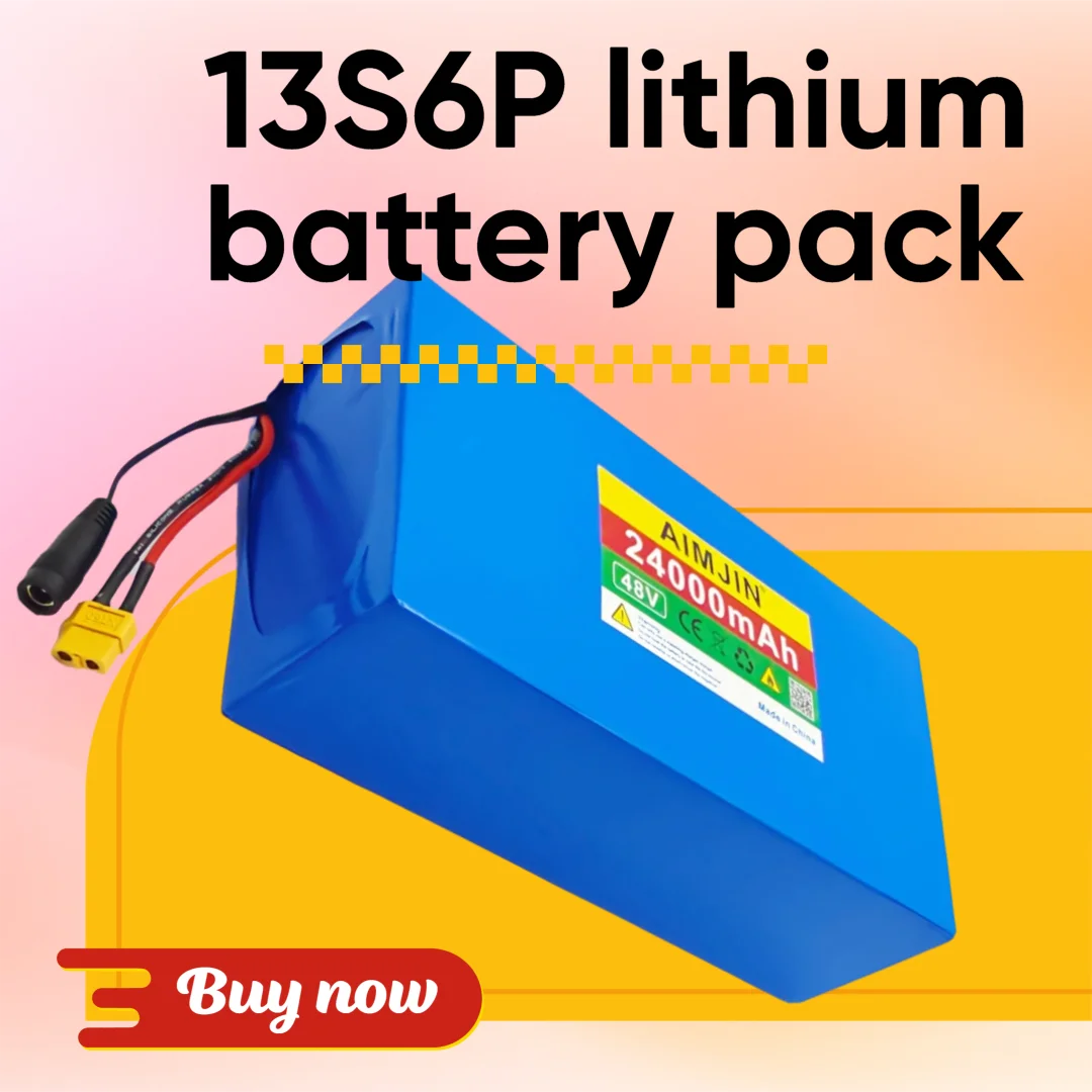 Brand new 48V 24Ah 13s6p lithium battery pack 48v 24000mAh 2000W for Citycoco electric scooter battery built in BMS
Brand new 48V 24Ah 13s6p lithium battery pack 48v 24000mAh 2000W for Citycoco electric scooter battery built in BMS