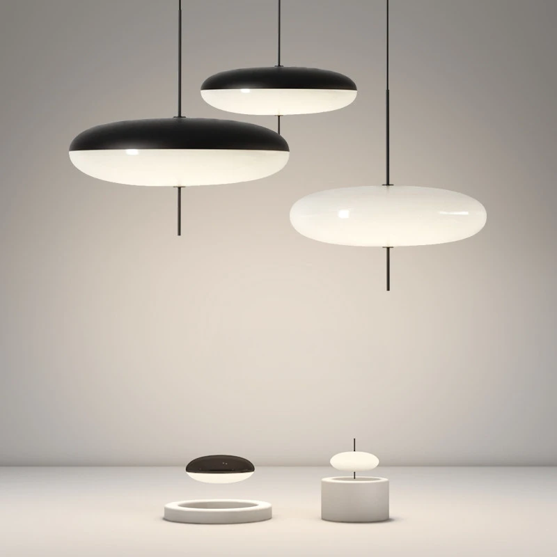 Modern Flying Saucer Pendant Lights LED Minimalist Black White Hanging Lamps Restaurant Study Living Rooms Bedroom Bar Home Lamp
Modern Flying Saucer Pendant Lights LED Minimalist Black White Hanging Lamps Restaurant Study Living Rooms Bedroom Bar Home Lamp