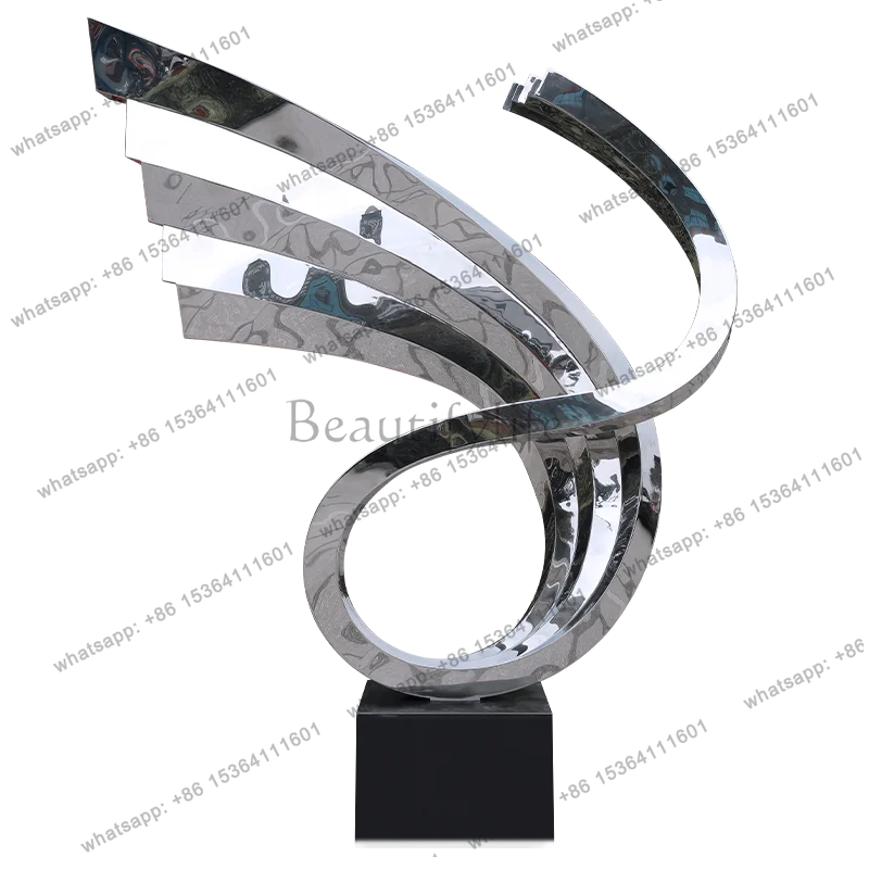 Outdoor stainless steel floor sculpture hotel metal large-scale art lucky ornament installation customization
Outdoor stainless steel floor sculpture hotel metal large-scale art lucky ornament installation customization