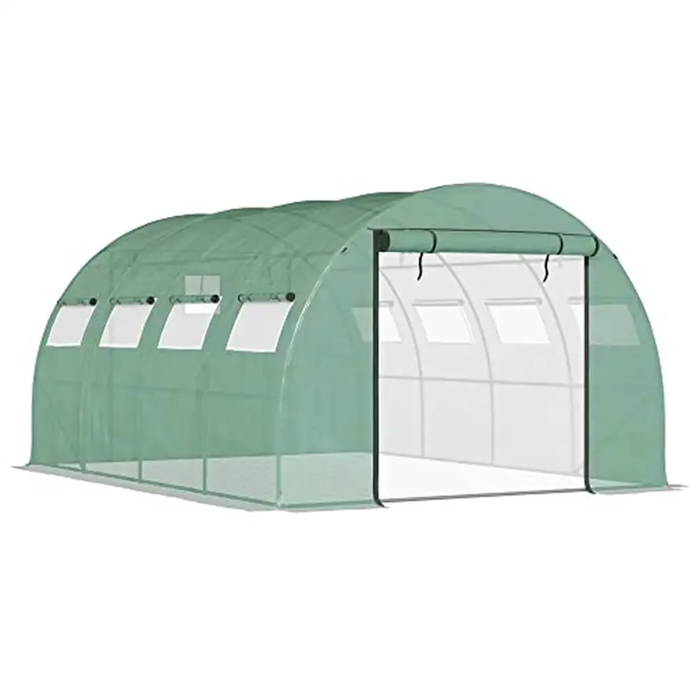 Walk-in Tunnel Greenhouse Gardening Plant Hot House Mesh Doors Windows UV Resistant Greenhouse Tent Easy Setup 13' x 10' x 6.5'
Walk-in Tunnel Greenhouse Gardening Plant Hot House Mesh Doors Windows UV Resistant Greenhouse Tent Easy Setup 13' x 10' x 6.5'