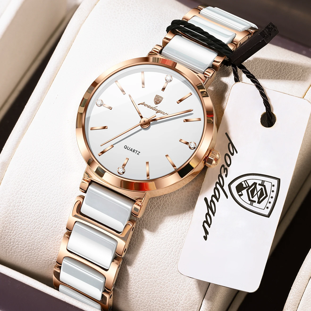 POEDAGAR Original Luxury Woman Clock Waterproof Stainless Steel Ladies Wristwatch Fashion Exquisite Women's Quartz Watches Reloj
POEDAGAR Original Luxury Woman Clock Waterproof Stainless Steel Ladies Wristwatch Fashion Exquisite Women's Quartz Watches Reloj