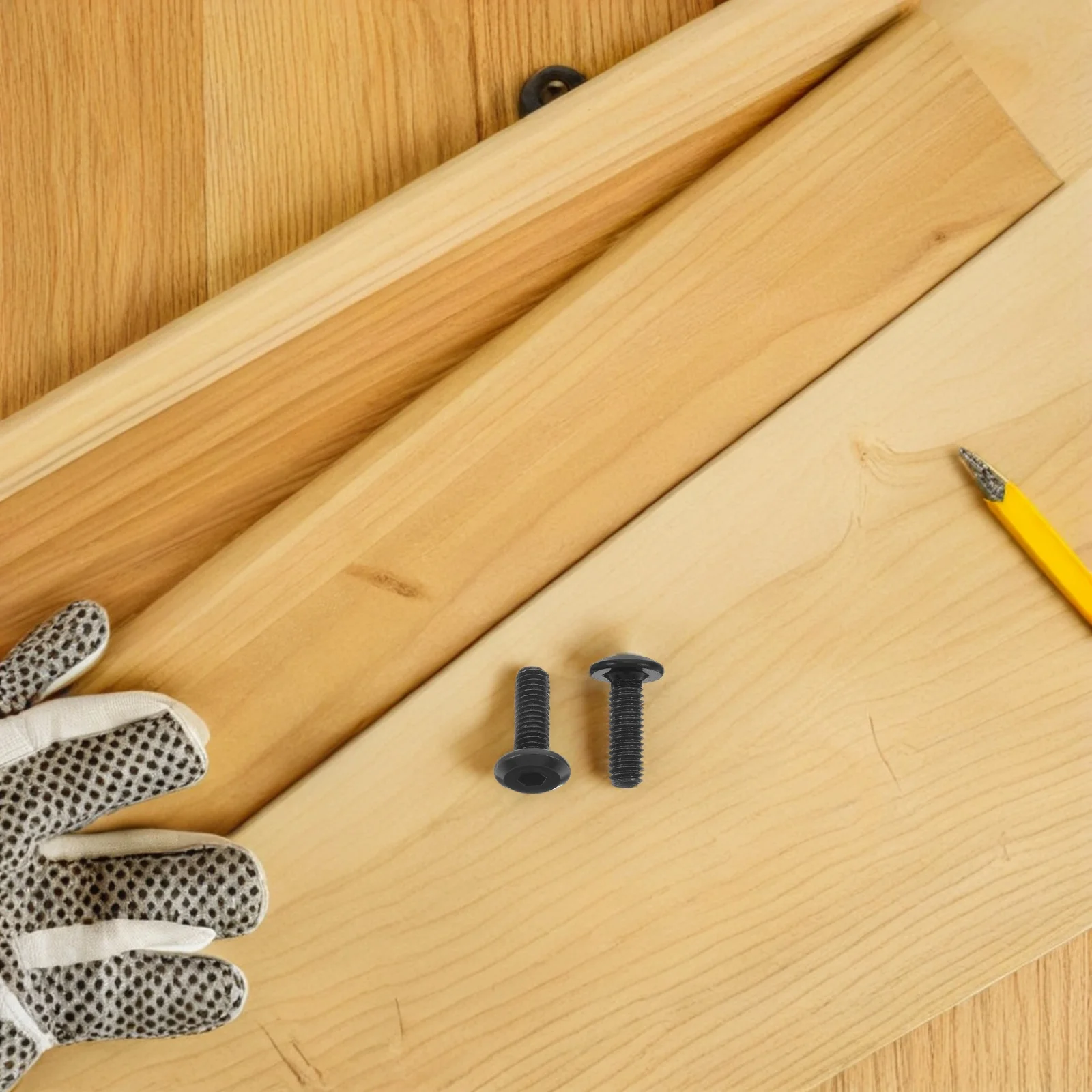 50Pcs Black Carbon Steel Hexagonal Countersunk Flat Head Furniture Screws Heavy Duty Fully Threaded Socket Cap Bolts
50Pcs Black Carbon Steel Hexagonal Countersunk Flat Head Furniture Screws Heavy Duty Fully Threaded Socket Cap Bolts