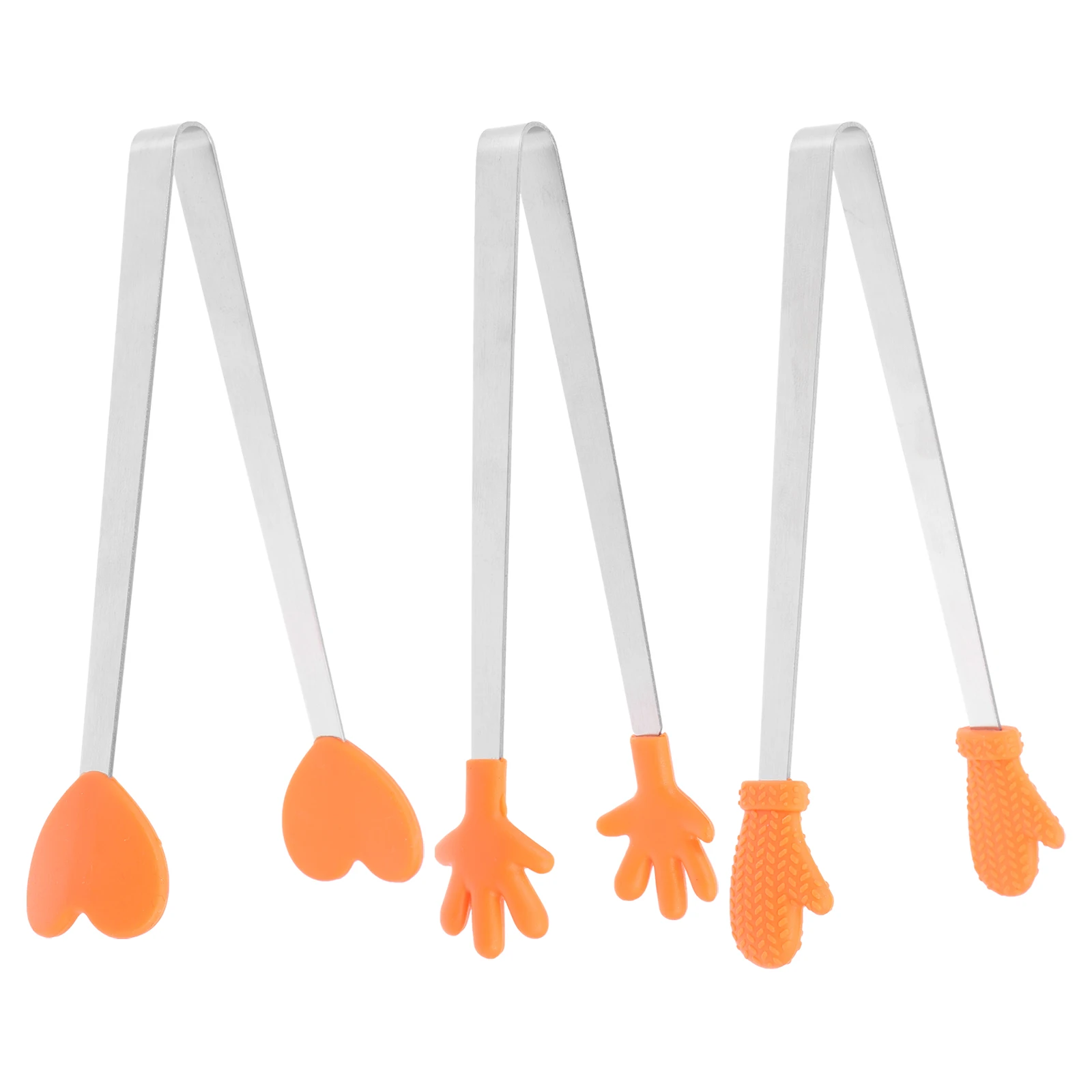 3 Pcs Silicone Clip Mini Tongs Candy Bread Ice Food Small Silica Gel for Serving Cooking
3 Pcs Silicone Clip Mini Tongs Candy Bread Ice Food Small Silica Gel for Serving Cooking