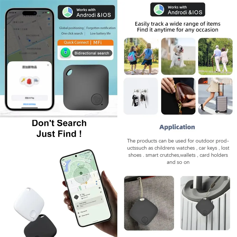 Smart Bluetooth Tracker Tag for Keys Pets, GPS Locator Anti-Lost Device Compatible with iOS Android
Smart Bluetooth Tracker Tag for Keys Pets, GPS Locator Anti-Lost Device Compatible with iOS Android