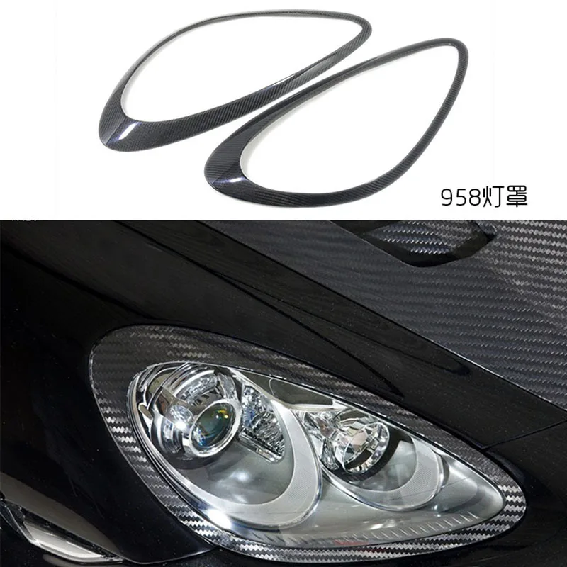 For Porsche Cayenne 11-14 Carbon Fiber Front Headlight Cover 985 Headlight Eyebrow Front Bumper Trim Accessory
For Porsche Cayenne 11-14 Carbon Fiber Front Headlight Cover 985 Headlight Eyebrow Front Bumper Trim Accessory
