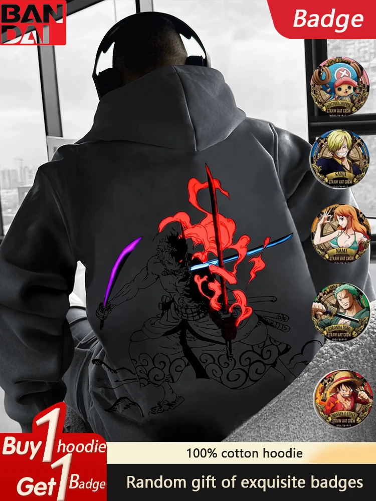 The Latest ONE PIECE Animation Hoodie Pure Cotton Casual Sports Versatile Autumn and Winter Men's and Women's Hoodies
The Latest ONE PIECE Animation Hoodie Pure Cotton Casual Sports Versatile Autumn and Winter Men's and Women's Hoodies
