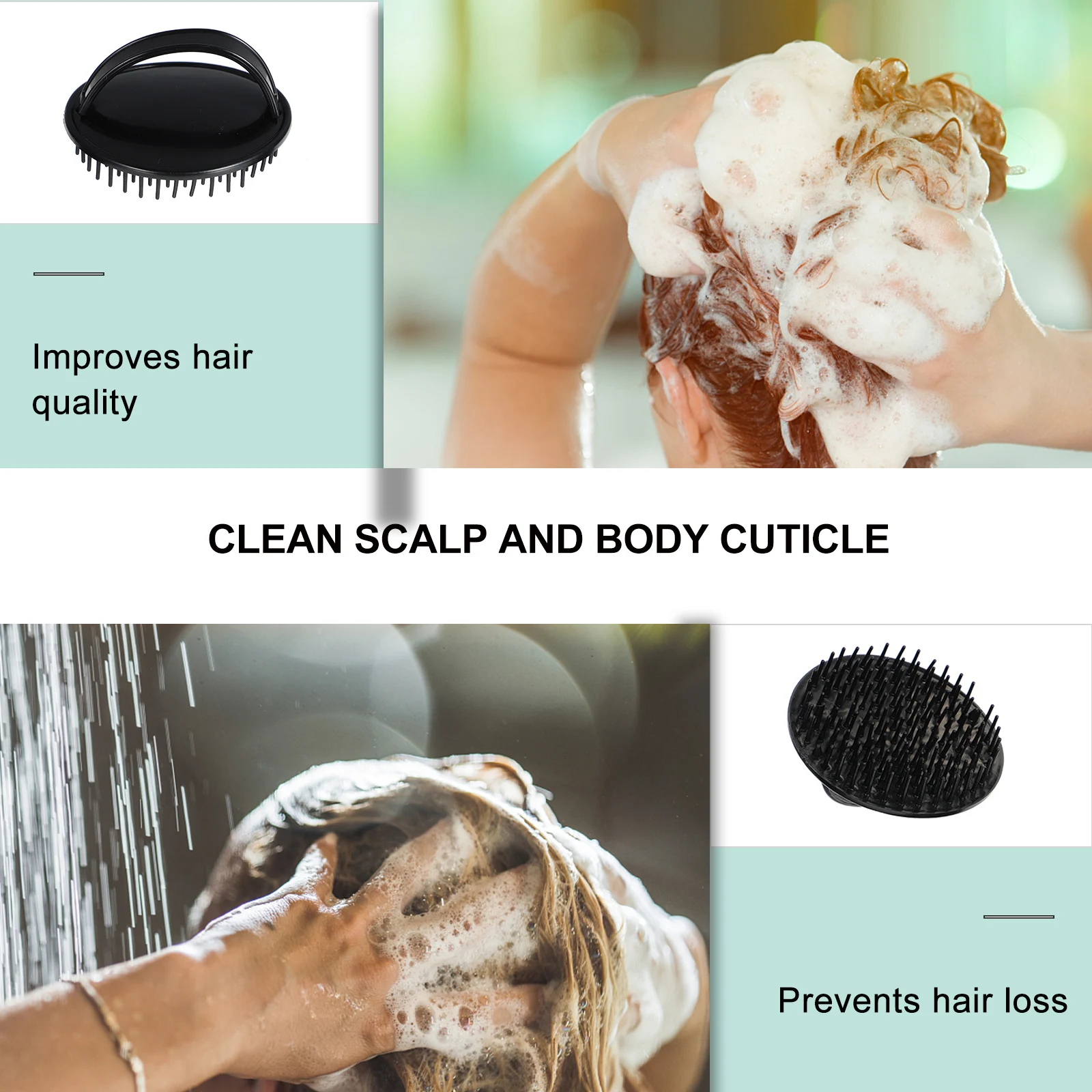 6pcs Shampoo Brush Scalp Massage Brush Dandruff Removal Hair Cleansing Tool Ergonomic Scalp Massager All Hair Types Head Washing
6pcs Shampoo Brush Scalp Massage Brush Dandruff Removal Hair Cleansing Tool Ergonomic Scalp Massager All Hair Types Head Washing