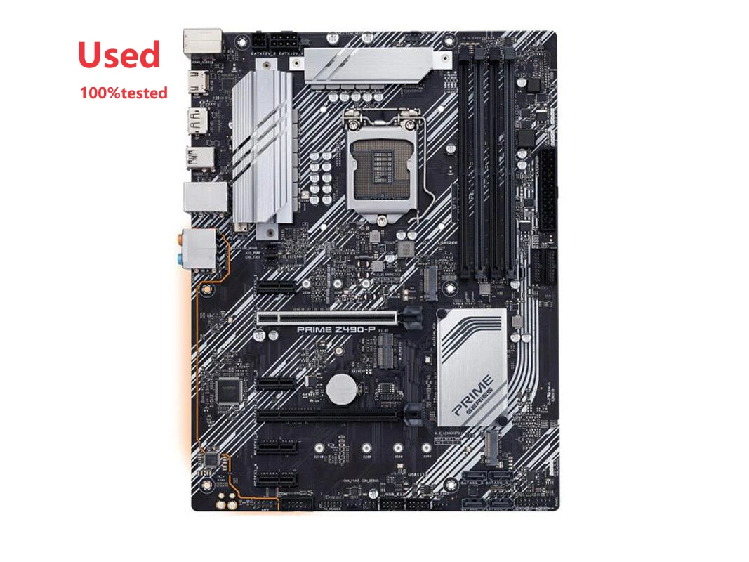 PRIME Z490-P Motherboard Z490 128GB DDR4 PCI-E 3.0 M.2 USB3.2 ATX For 10th and 11th gen processors Used
PRIME Z490-P Motherboard Z490 128GB DDR4 PCI-E 3.0 M.2 USB3.2 ATX For 10th and 11th gen processors Used