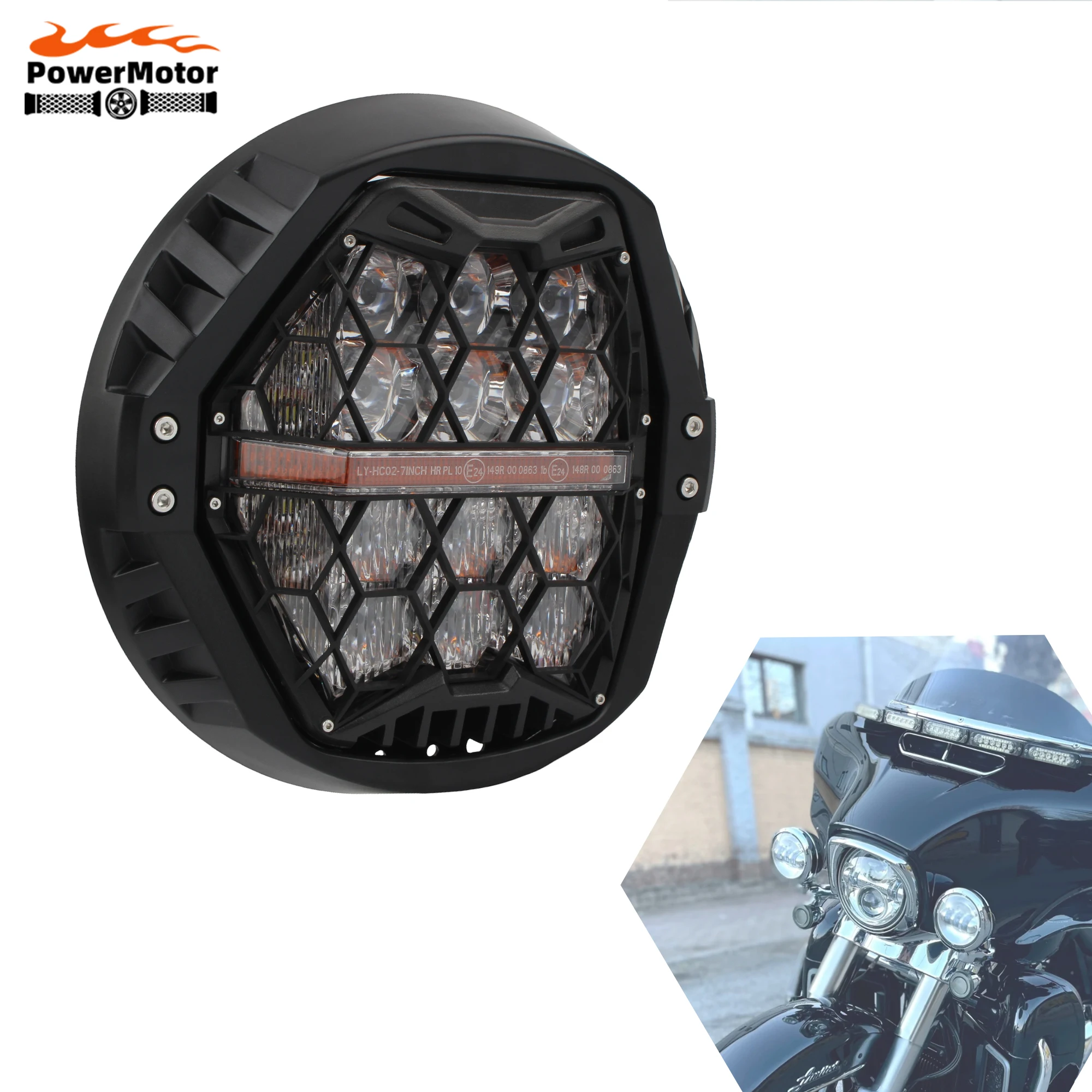 Для мотоцикла Harley Touring FLD 7 "светодиодная фара DRL Light Road King Street Glide Softail Fat Boy Moto дальнего/ближнего света
Для мотоцикла Harley Touring FLD 7 "светодиодная фара DRL Light Road King Street Glide Softail Fat Boy Moto дальнего/ближнего света